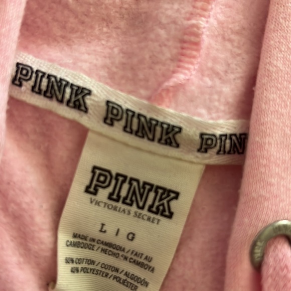 Pink hoodie size large - Picture 3 of 9